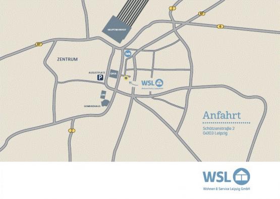 Karte für Anfahrt